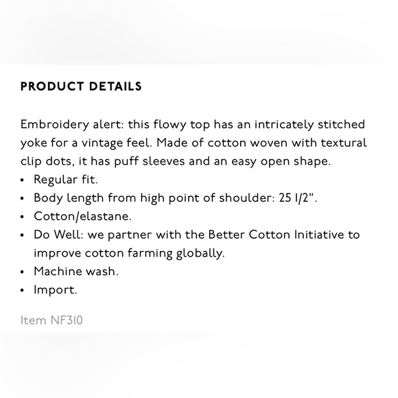 EUC Madewell Embroidered Yoke Top in clip dot Blouse V-Neck Size Large - Picture 12 of 12